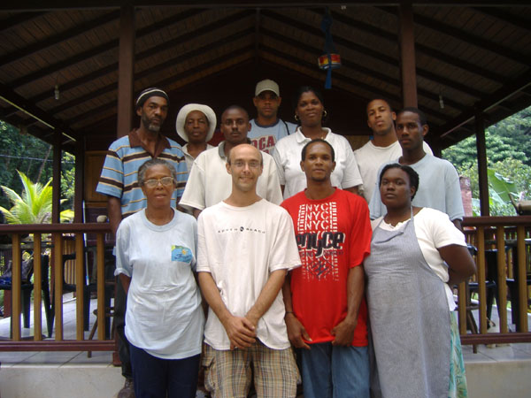 Rosalie Forest Eco Lodge Dominica staff